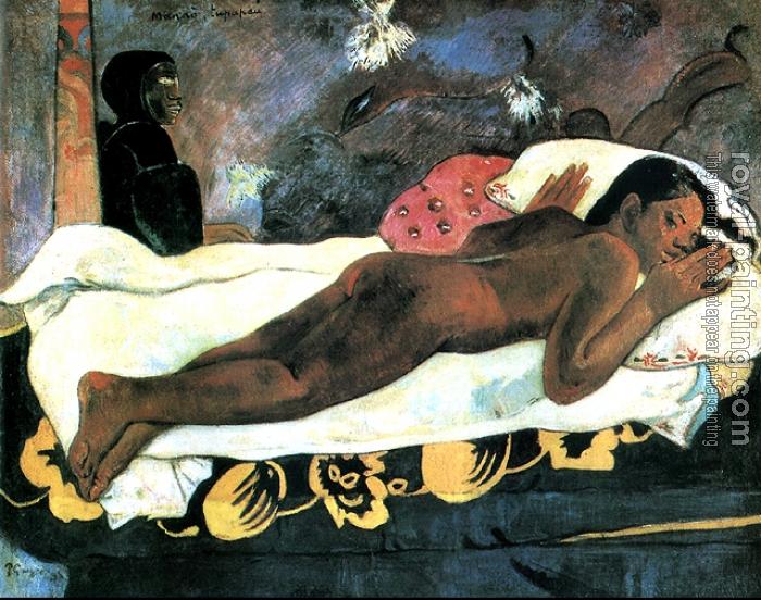 Paul Gauguin : The Spectre Watches Her